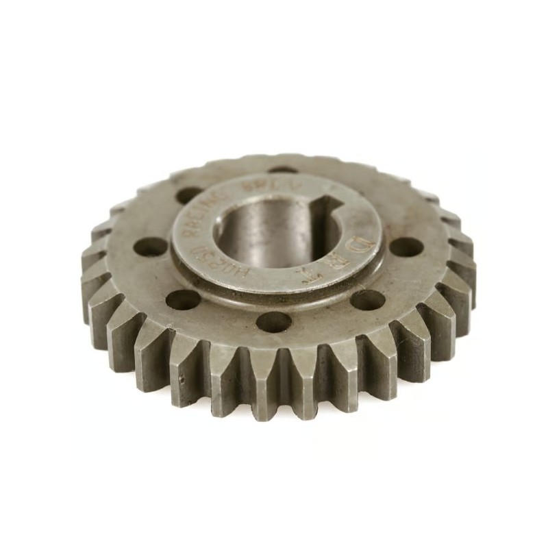 Piñón Campana Embrague DRT 28 Dientes Rectos Para Campana Embrague 69 Dientes Vespa 50/75, Super, SL, Primavera, PKS, PK XL, FL