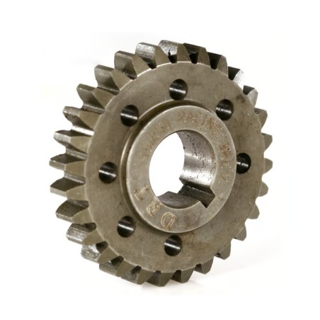 Piñón Campana Embrague DRT 28 Dientes Rectos Para Campana Embrague 69 Dientes Vespa 50/75, Super, SL, Primavera, PKS, PK XL, FL