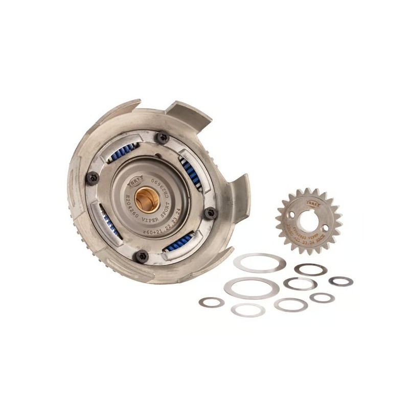 Campana Embrague DRT VIPER 22-60 Dientes Rectos Vespa 50/75, Super, SL, Primavera, PKS, PK XL, FL