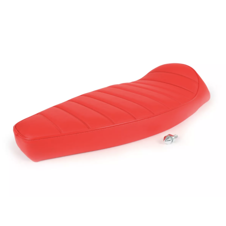 Asiento Rojo Fastback 2.0 Vespa PX Disco,IRIS,DN,DS,CL,Vespa 150s, Sprint,GS,160 y 125 del año 60 al 65