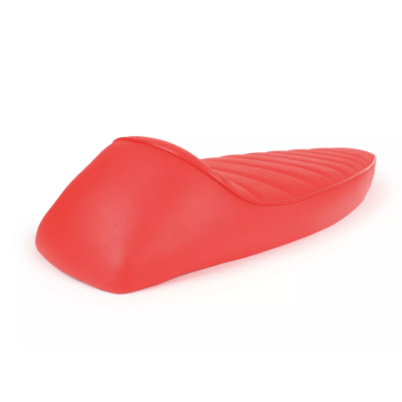 Asiento Rojo Fastback 2.0 Vespa PX Disco,IRIS,DN,DS,CL,Vespa 150s, Sprint,GS,160 y 125 del año 60 al 65