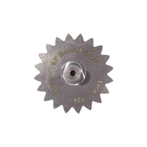 Eje Cambio Tren Fijo Piñón Múltiple EVOK 10-14-17-20 (4ª Extra Corta) Vespa 75, Super, SL, Primavera, PKS, Junior, PK XL, FL