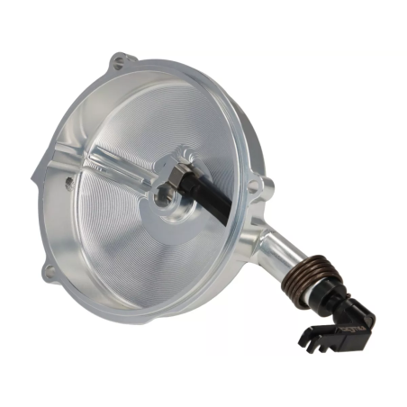 Tapa Embrague Completa Plata BGM PRO Superstrong CNC Vespa PX Disco, IRIS, TX, T5, DN, DS, CL