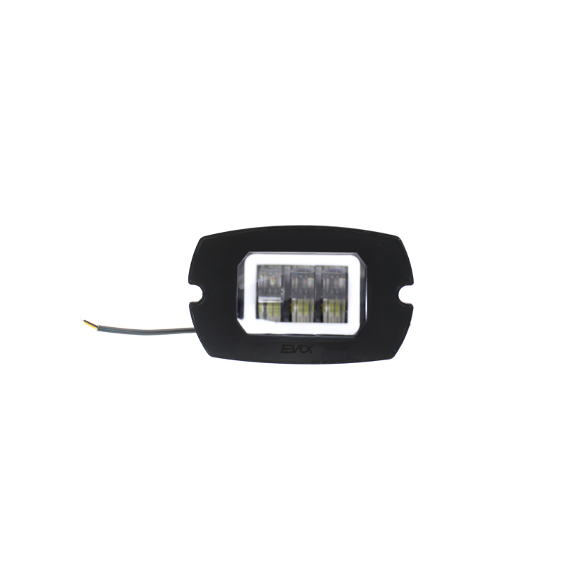 Faro Led 12V EVOK IRON LED Angel Eyes DRL (con convertidor de voltaje) Vespa Primavera