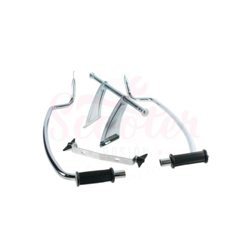 Defensas Cofanos Cromado Vespa PK XL y PKS Defensas Cofanos Cromado Vespa PK XL y PKS