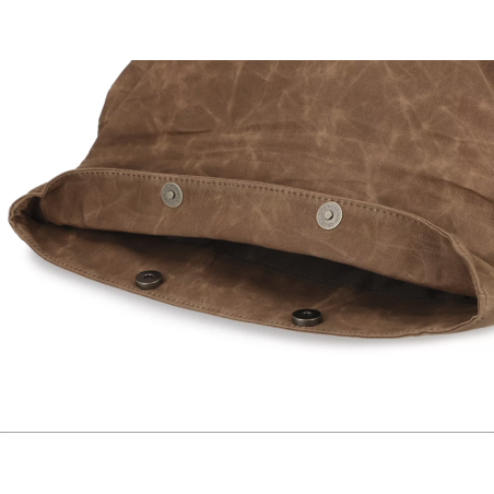 Mochila Marrón de lona encerada