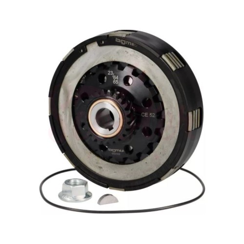 Embrague BGM PRO Superstrong 2.0 Touring CR Ultralube 23 dientes 23/64, 23/65 Vespa PX Disco, DS, DN, IRIS, TX