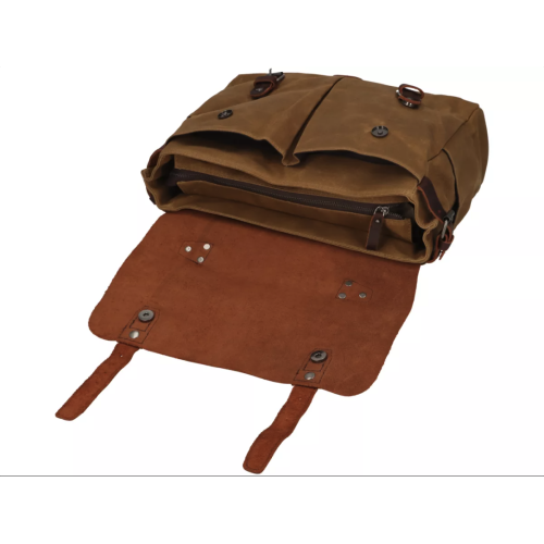 Bolso Marrón de lona encerada