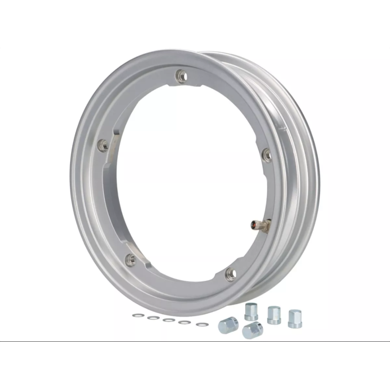 Llanta Plata Tubeless BGM PRO SUPERSTRONG Vespa 10" Llanta Plata Tubeless BGM PRO SUPERSTRONG Vespa 10"