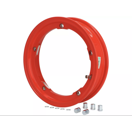 Llanta Roja Tubeless BGM PRO SUPERSTRONG Vespa 10"