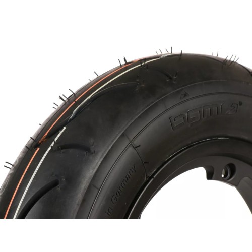 Kit Llanta Tubeless con Neumático BGM Sport 3.50-10 Pulgadas TL 59S (Reforzada)
