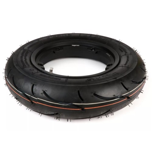 Kit Llanta Tubeless con Neumático BGM Sport 3.50-10 Pulgadas TL 59S (Reforzada)