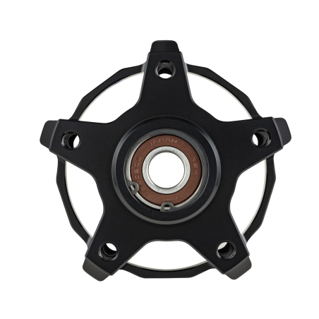 Buje Rueda Delantera Negra SIP PERFORMANCE ET30 5/86 para conversión a Llanta ZIP, ET2, ET4 en Vespa