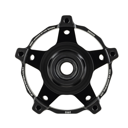 Buje Rueda Delantera Negra SIP PERFORMANCE ET30 5/86 para conversión a Llanta ZIP, ET2, ET4 en Vespa