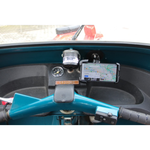 Soporte para Teléfono Móvil MRP 7" con ventosa magnética, Vespa y Lambretta Universal