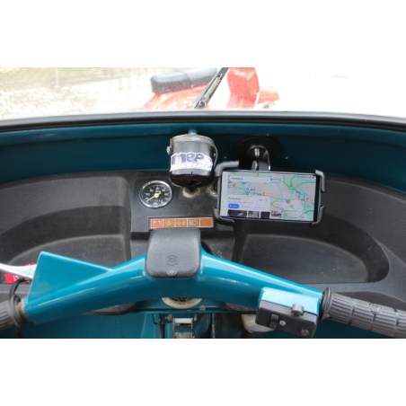 Soporte para Teléfono Móvil MRP 7" con ventosa magnética, Vespa y Lambretta Universal