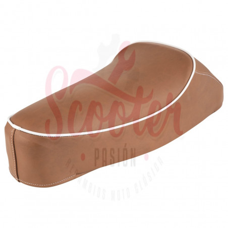 Asiento Marrón Monoplaza SIP Classic Vespa 50/75, Super, SL, Primavera