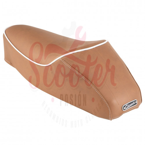 Asiento Marrón Monoplaza SIP Classic Vespa 50/75, Super, SL, Primavera