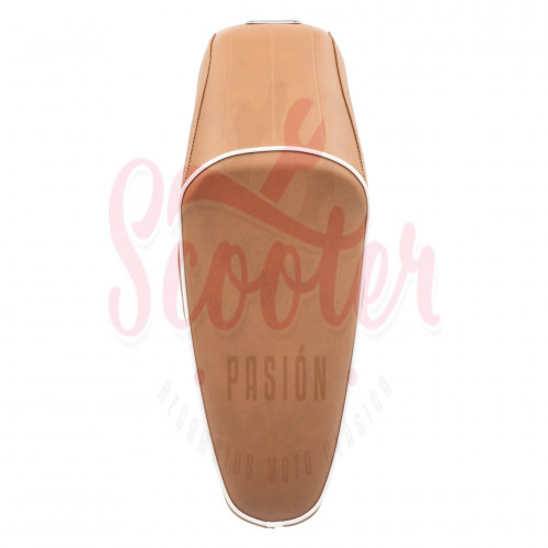 Asiento Marrón Monoplaza SIP Classic Vespa 50/75, Super, SL, Primavera