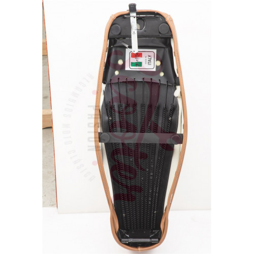Asiento Marrón Monoplaza SIP Classic Vespa 50/75, Super, SL, Primavera