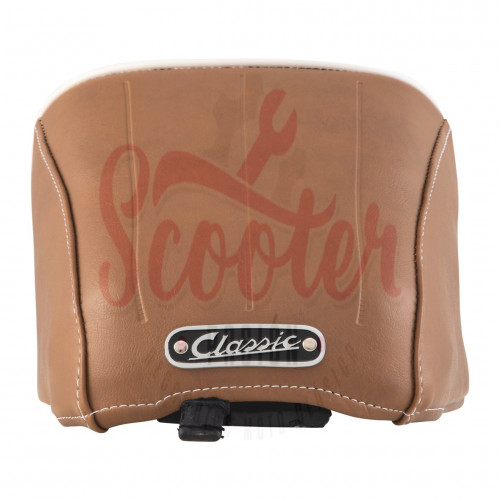 Asiento Marrón Monoplaza SIP Classic Vespa 50/75, Super, SL, Primavera