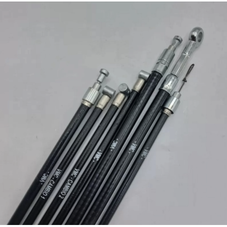 Cables y fundas (Negro) VMC Vespa 50/75, Super, SL, Primavera