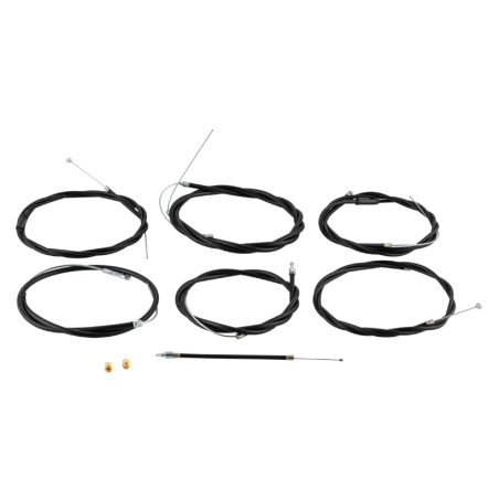 Cables y fundas (Negro) VMC Vespa 50/75, Super, SL, Primavera