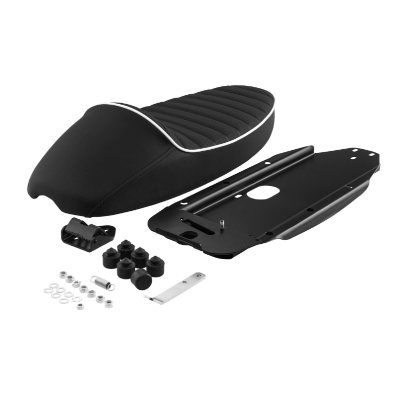 Asiento Sport VMC Negro/Gris Vespa 50/75, Super, SL, Primavera