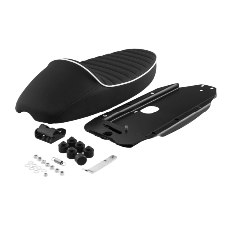 Asiento Sport VMC Negro/Gris Vespa 50/75, Super, SL, Primavera