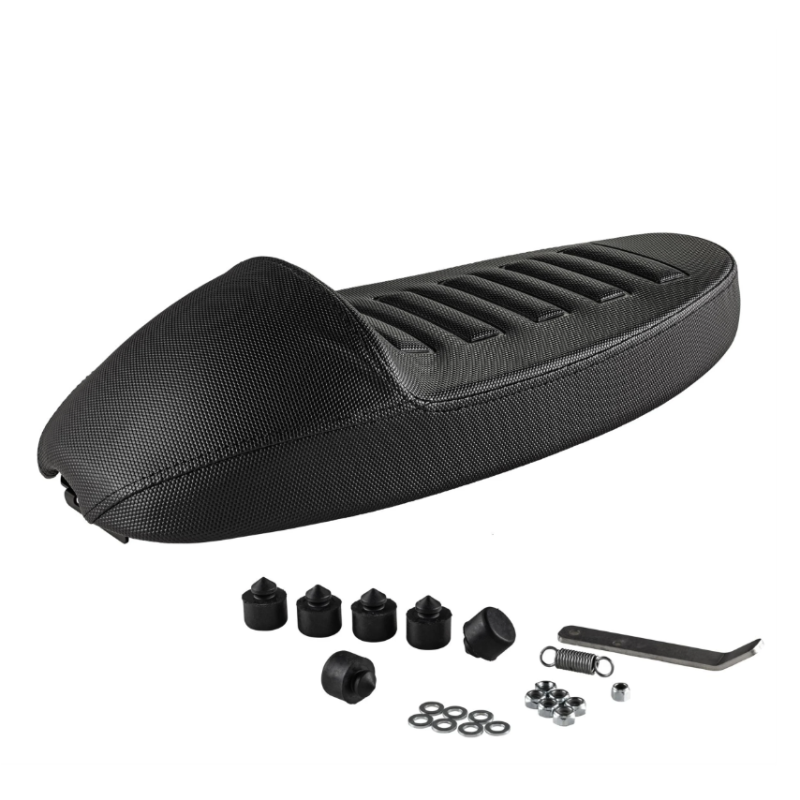 Asiento Sport Grip Style Negro VMC Vespa 50/75, Super, SL, Primavera