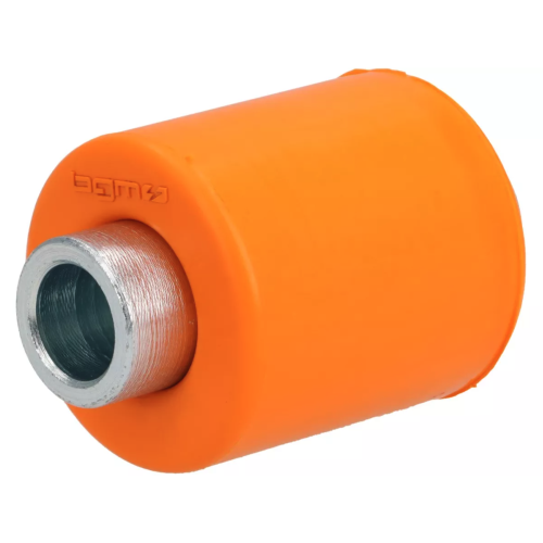 Kit Silentblock Amortiguador Trasero Parte Cárter BGM PRO Antislip Naranja Vespa PX Disco, TX, T5, Cosa