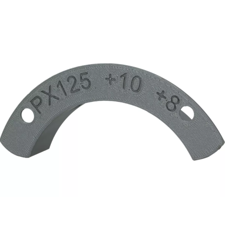 Plantilla de Fresado Ampliación Válvula Rotativa BGM PRO (+10 +8 PMS) Vespa PX DISCO 125/150, IRIS 125/150