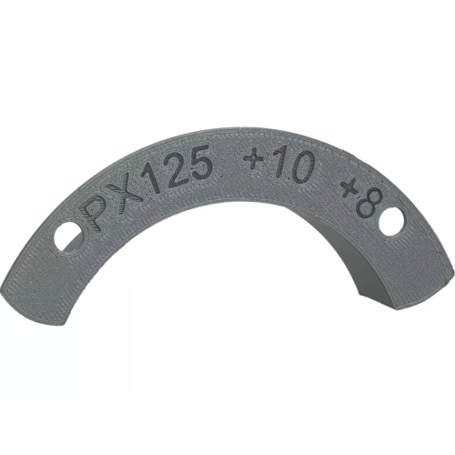 Plantilla de Fresado Ampliación Válvula Rotativa BGM PRO (+10 +8 PMS) Vespa PX DISCO 125/150, IRIS 125/150