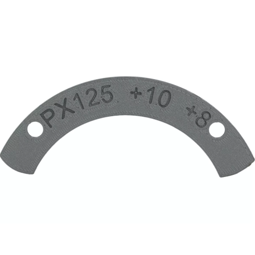 Plantilla de Fresado Ampliación Válvula Rotativa BGM PRO (+10 +8 PMS) Vespa PX DISCO 125/150, IRIS 125/150