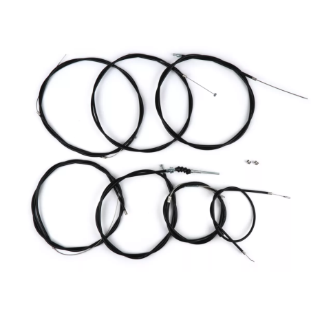 Cables y Fundas Negras BGM PRO Silk Liner Vespa PX Disco, IRIS, TX, T5