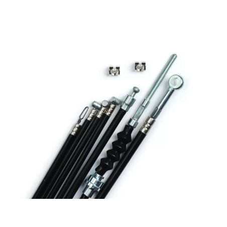 Cables y Fundas Negras BGM PRO Silk Liner Vespa PX Disco, IRIS, TX, T5