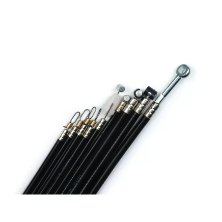 Cables y Fundas Negras BGM PRO Silk Liner Vespa FL (no incluye cable cambio)