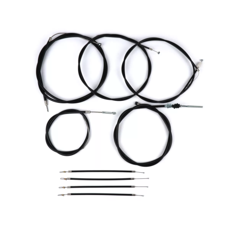 Cables y Fundas Negras BGM PRO Silk Liner Vespa FL (no incluye cable cambio)