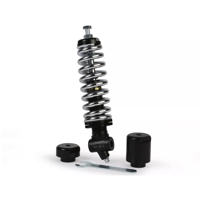 Muelle Cromado Sport Regulable Horquilla Suspensión Delantera Vespa DS, CL, 160