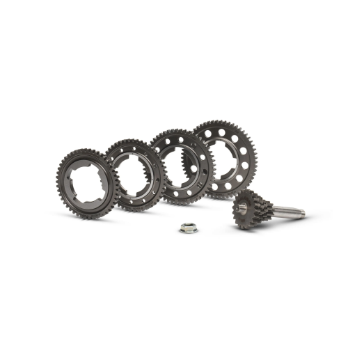 Piñones Caja de Cambio MALOSSI RACE 1ª, 2ª, 3ª y 4ª Velocidad 10-46, 15-49, 18-54, 20-58 Vespa Super, Primavera, PKS, PK XL, FL