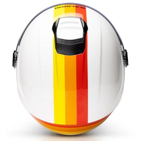 Casco MALOSSI Jet Dakar, Blanco, Talla L