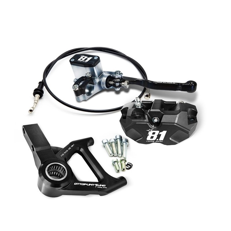 Kit Bomba de Freno Disco Delantero 8.1 OTTOPUNTOUNO MC11 Hurricane Negro Vespa Zip SP