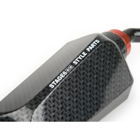 Espejo Retrovisor Derecho Carbono Look Stage 6 F1