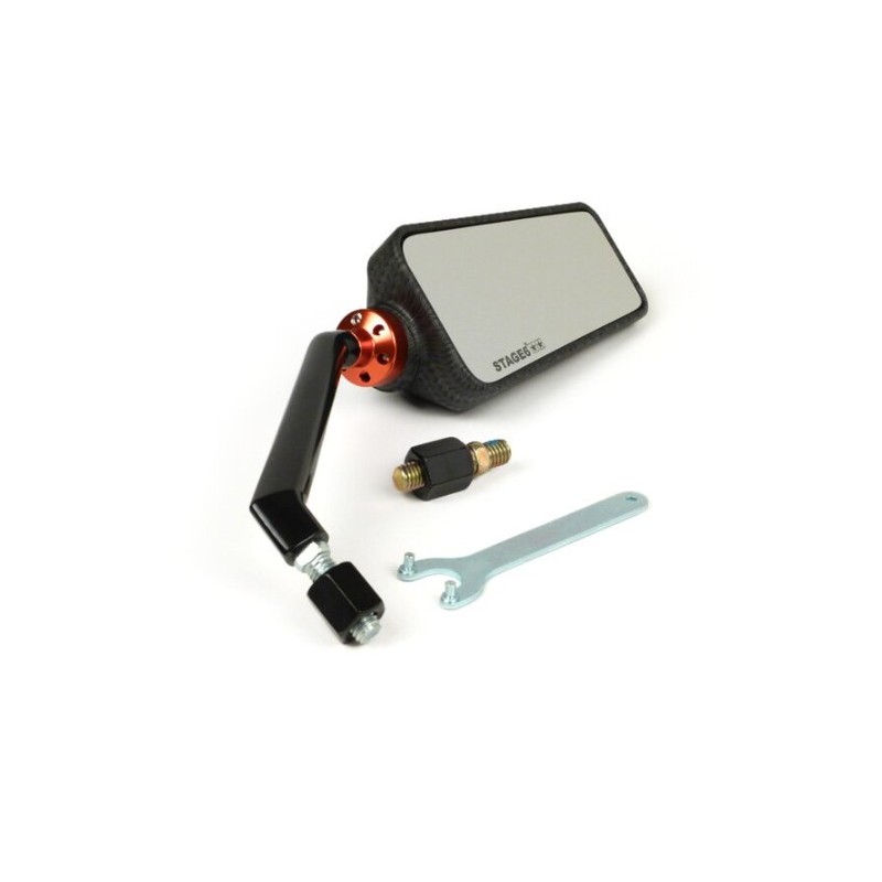Espejo Retrovisor Derecho Carbono Mate Look Stage 6 F1
