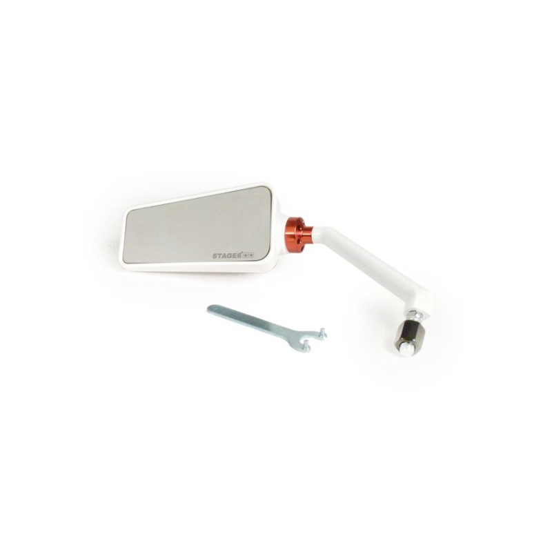 Espejo Retrovisor Izquierdo Blanco Stage 6 F1