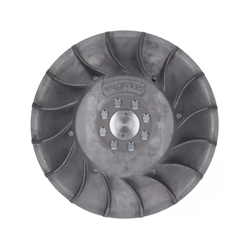 Tapa Protectora Encendido Volante BGM PRO CNC M28x1 Plata Plana para Vespa PX Disco, IRIS, DN, TX, T5, PKS, PK XL ,FL