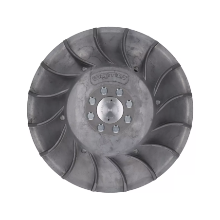 Tapa Protectora Encendido Volante BGM PRO CNC M28x1 Plata Plana para Vespa PX Disco, IRIS, DN, TX, T5, PKS, PK XL ,FL