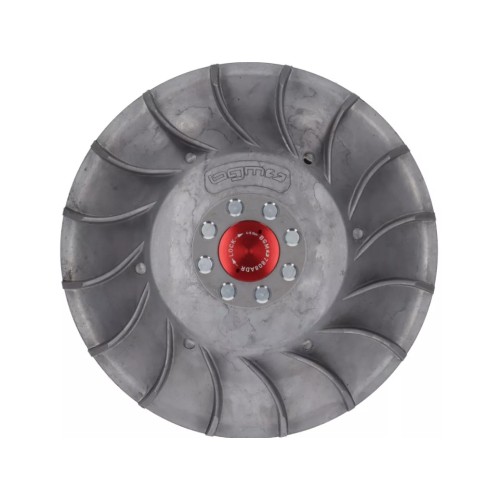 Tapa Protectora Encendido Volante BGM PRO CNC M28x1 Rojo Plano para Vespa PX Disco, IRIS, DN, TX, T5, PKS, PK XL ,FL