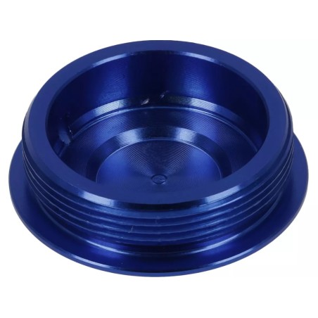 Tapa Protectora Encendido Volante BGM PRO CNC M28x1 Azul Plano para Vespa PX Disco, IRIS, DN, TX, T5, PKS, PK XL ,FL