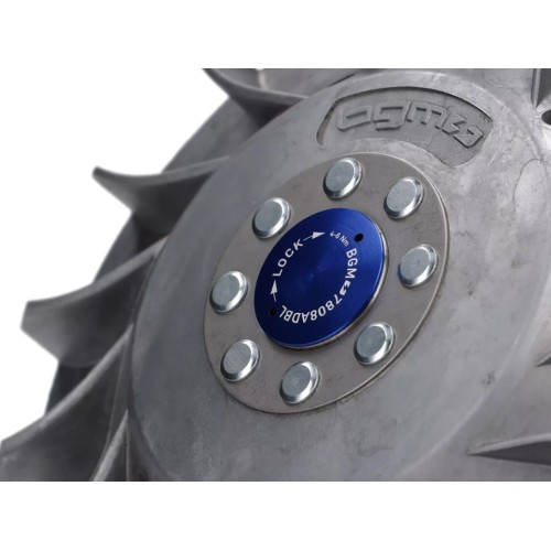 Tapa Protectora Encendido Volante BGM PRO CNC M28x1 Azul Plano para Vespa PX Disco, IRIS, DN, TX, T5, PKS, PK XL ,FL